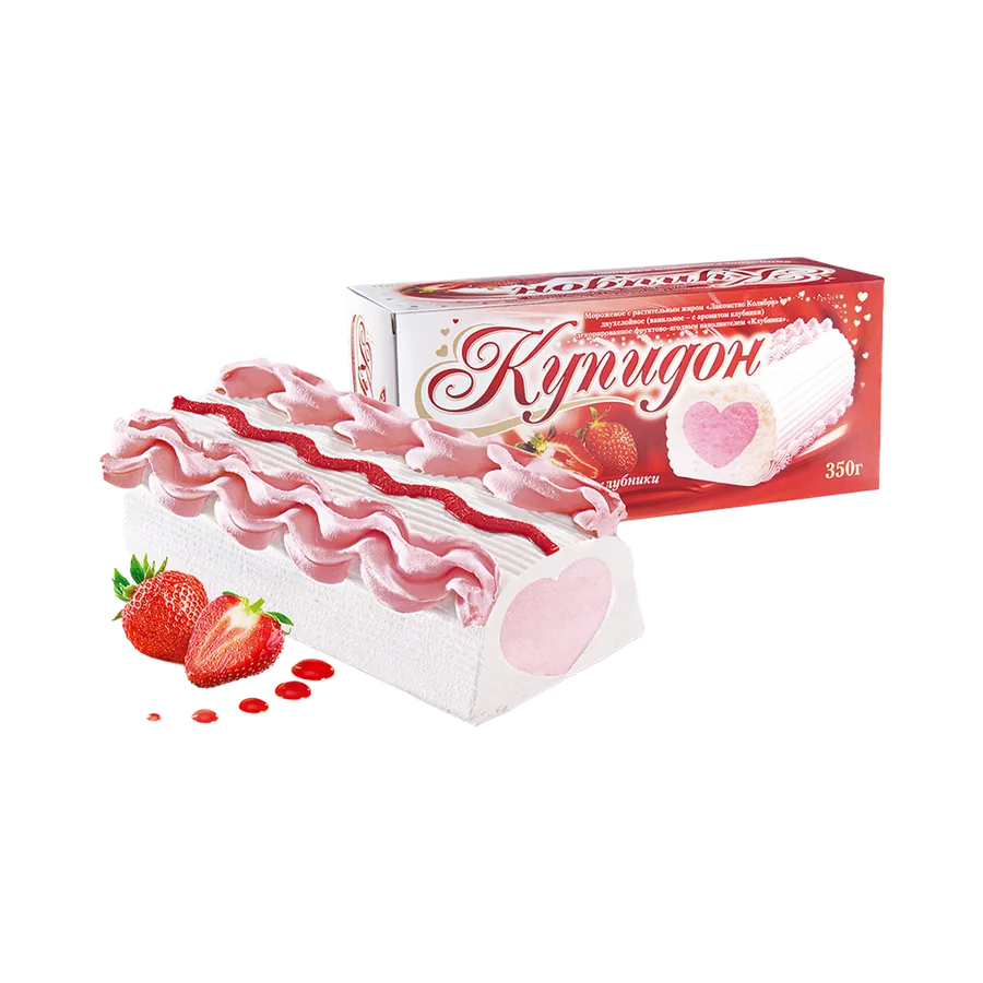 Рулет Купидон клубничный