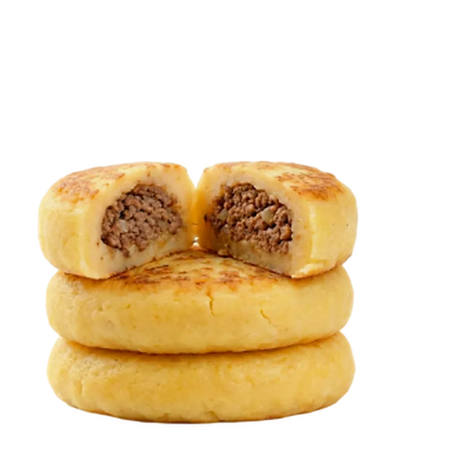 Зразы картофельные с мясом