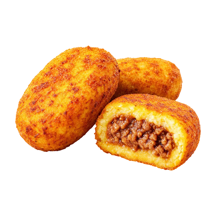 Крокетоны картофельные с мясом