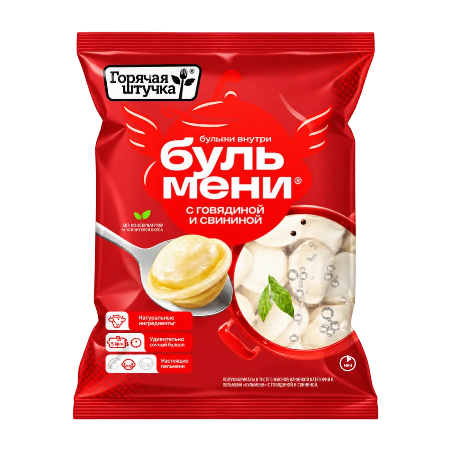 Пельмени «Бульмени» говядина-свинина