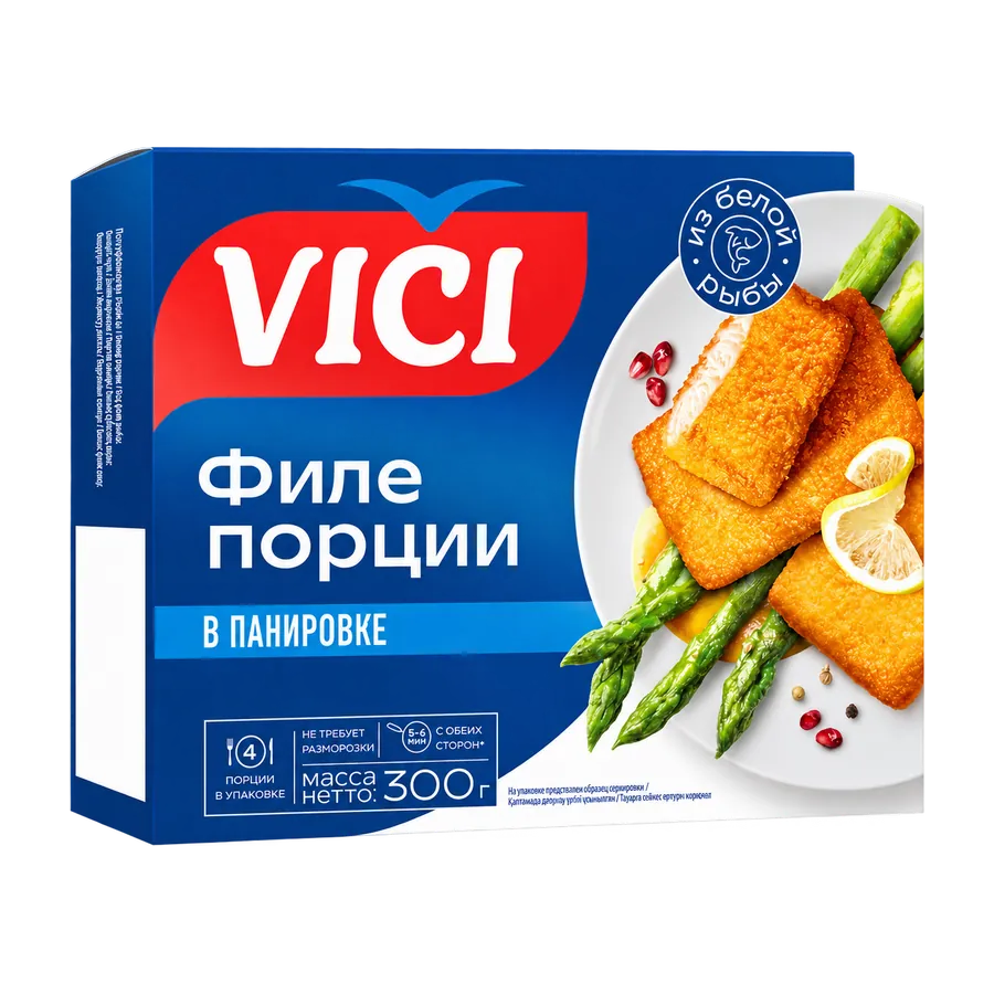 Порции из рыбного филе «Приорити»
