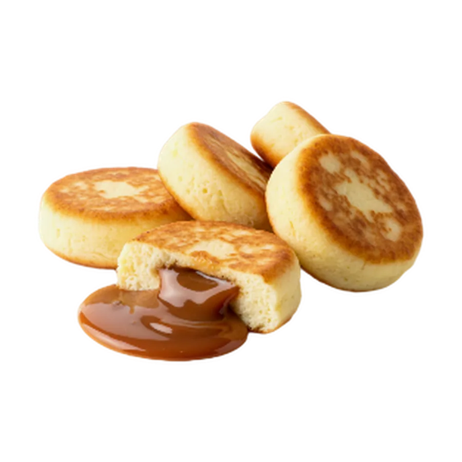 Сырники с варёной сгущёнкой