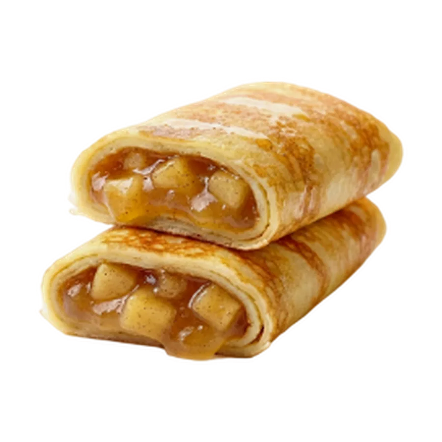Блинчики с яблоком и корицей