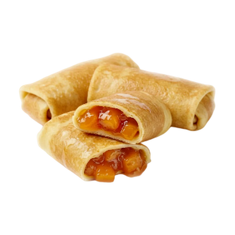 Блинчики с персиком