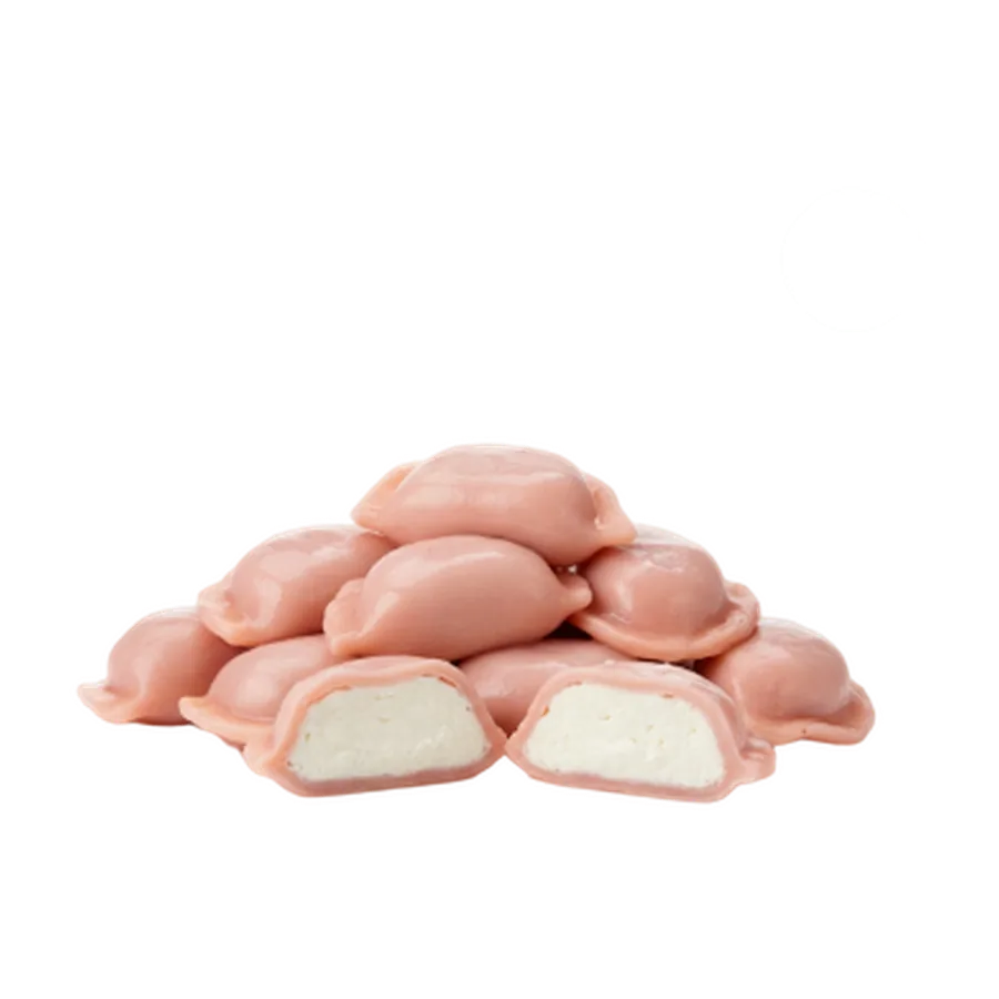 Вареники с творогом и клубникой